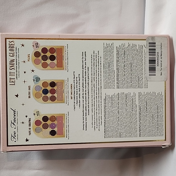 New Too Faced Let It Snow Globes Limited Edition Makeup Collection - Picture 2 of 5